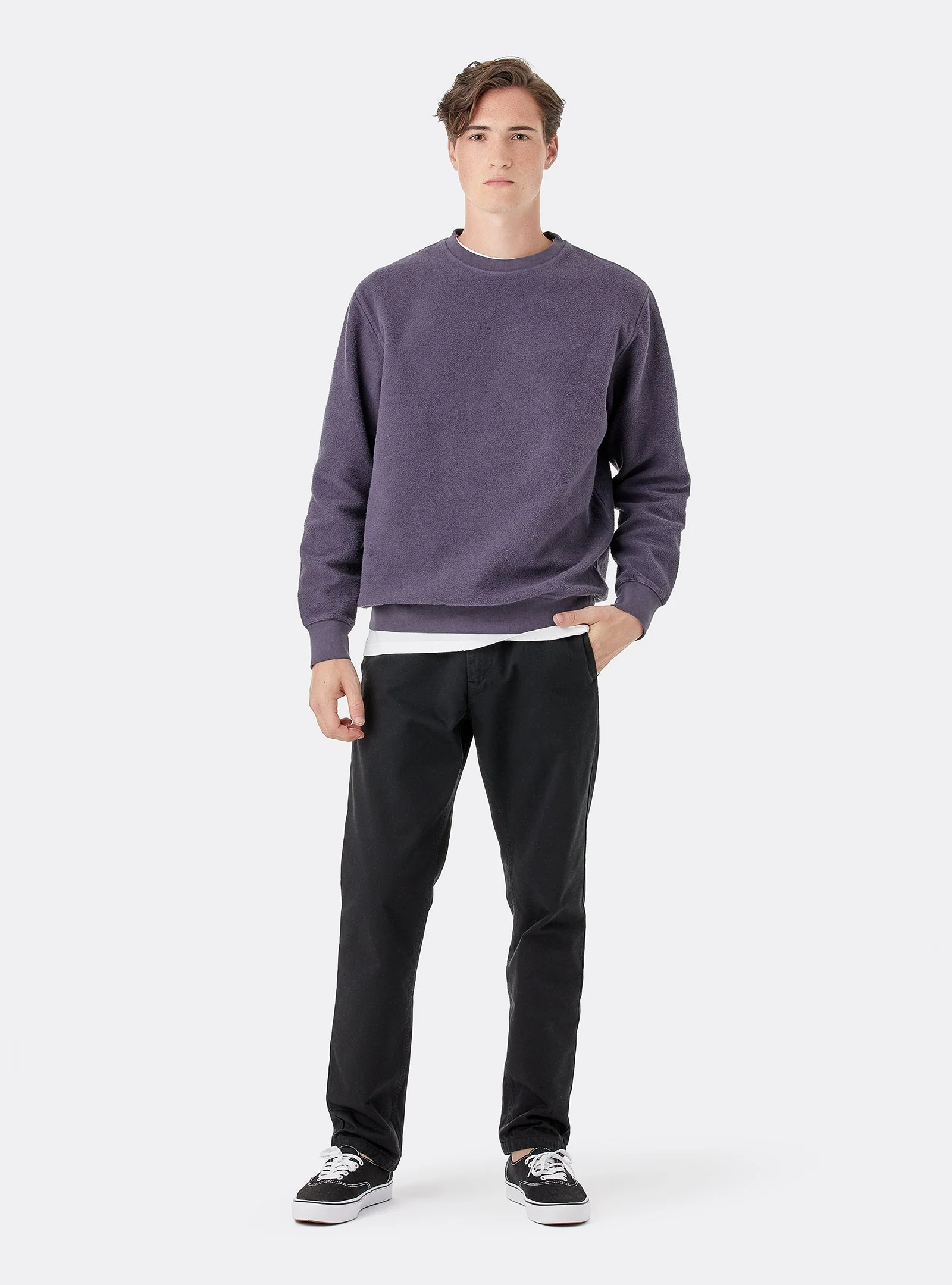 Uncover Sweat Crewneck Roxo - Image 3