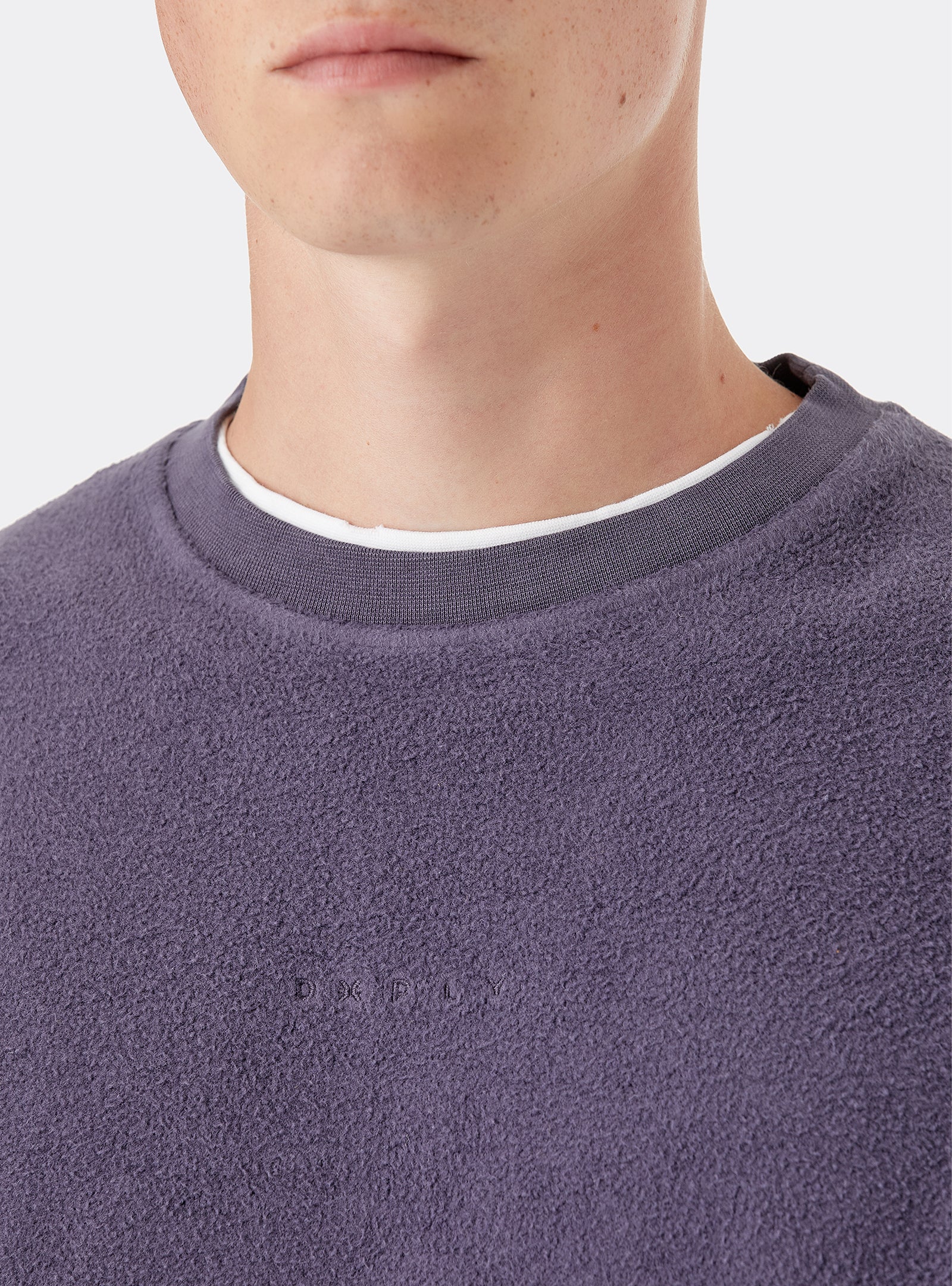 Uncover Sweat Crewneck Roxo - Image 4