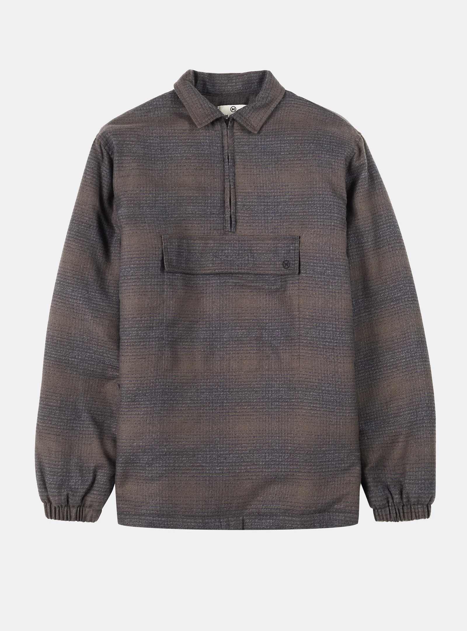 Noah Sweat Half Zip Hoodie Cinzento - Image 4