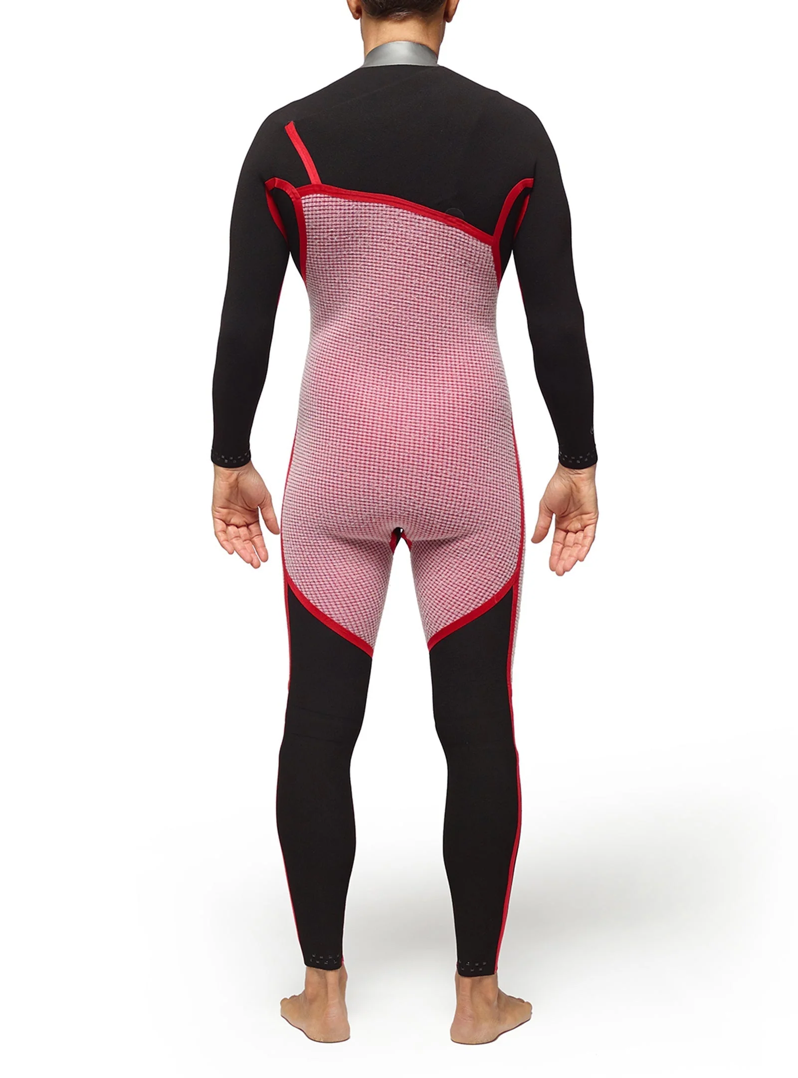 Fato De Surf Homem Competition 3/2 Zipperless Preto - Image 5
