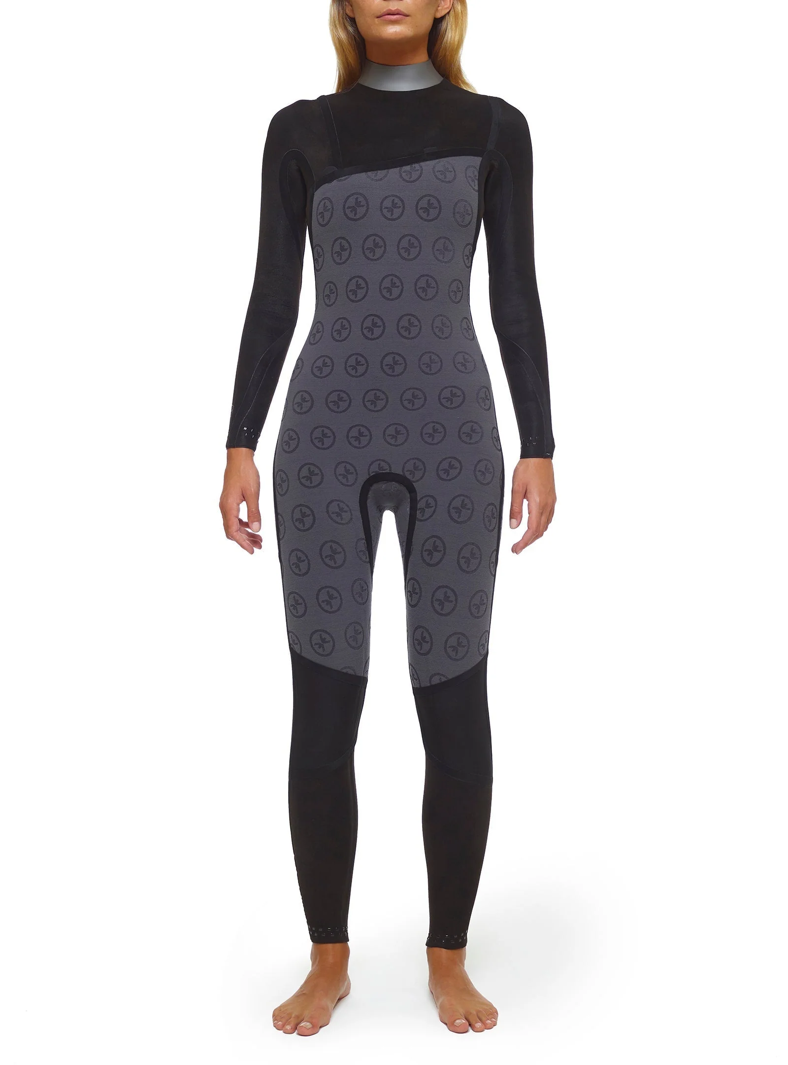 Fato De Surf Mulher Competition 4/3 Chest Zip - Image 6