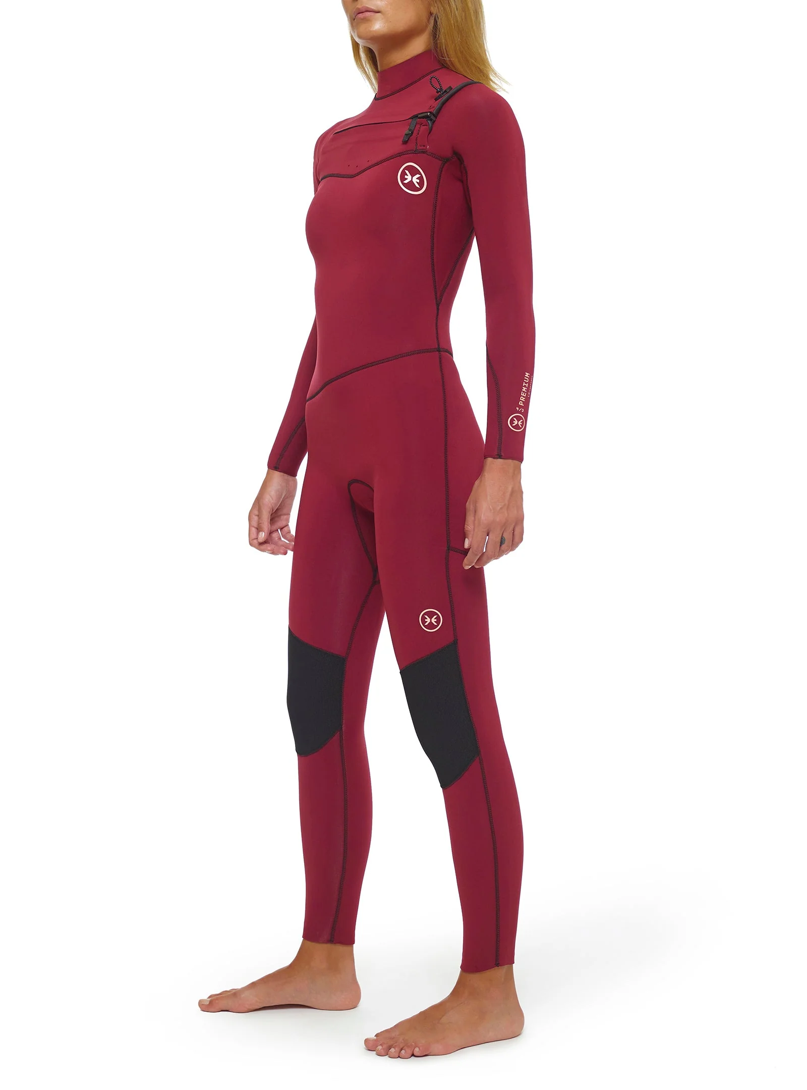 Fato De Surf Mulher Premium 4/3 Chest Zip - Image 3