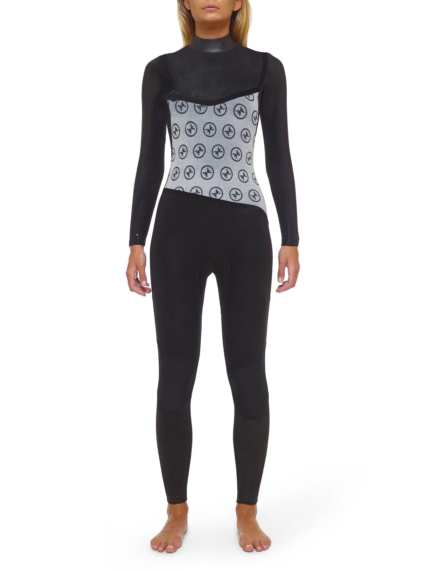 Fato De Surf Mulher Premium 4/3 Chest Zip - Image 6