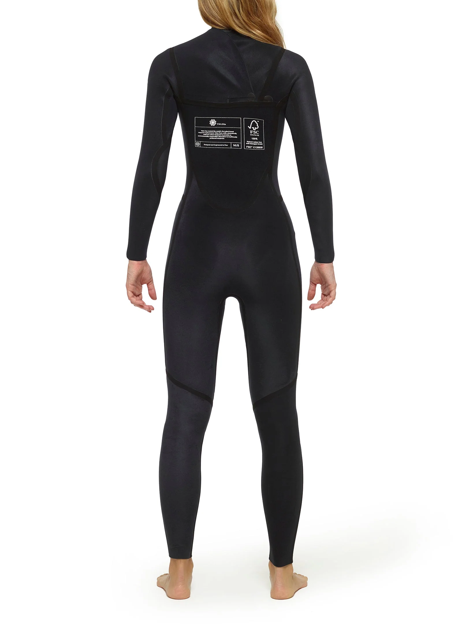 Fato Mulher Yulex Pure 4/3 Chest Zip - Image 10